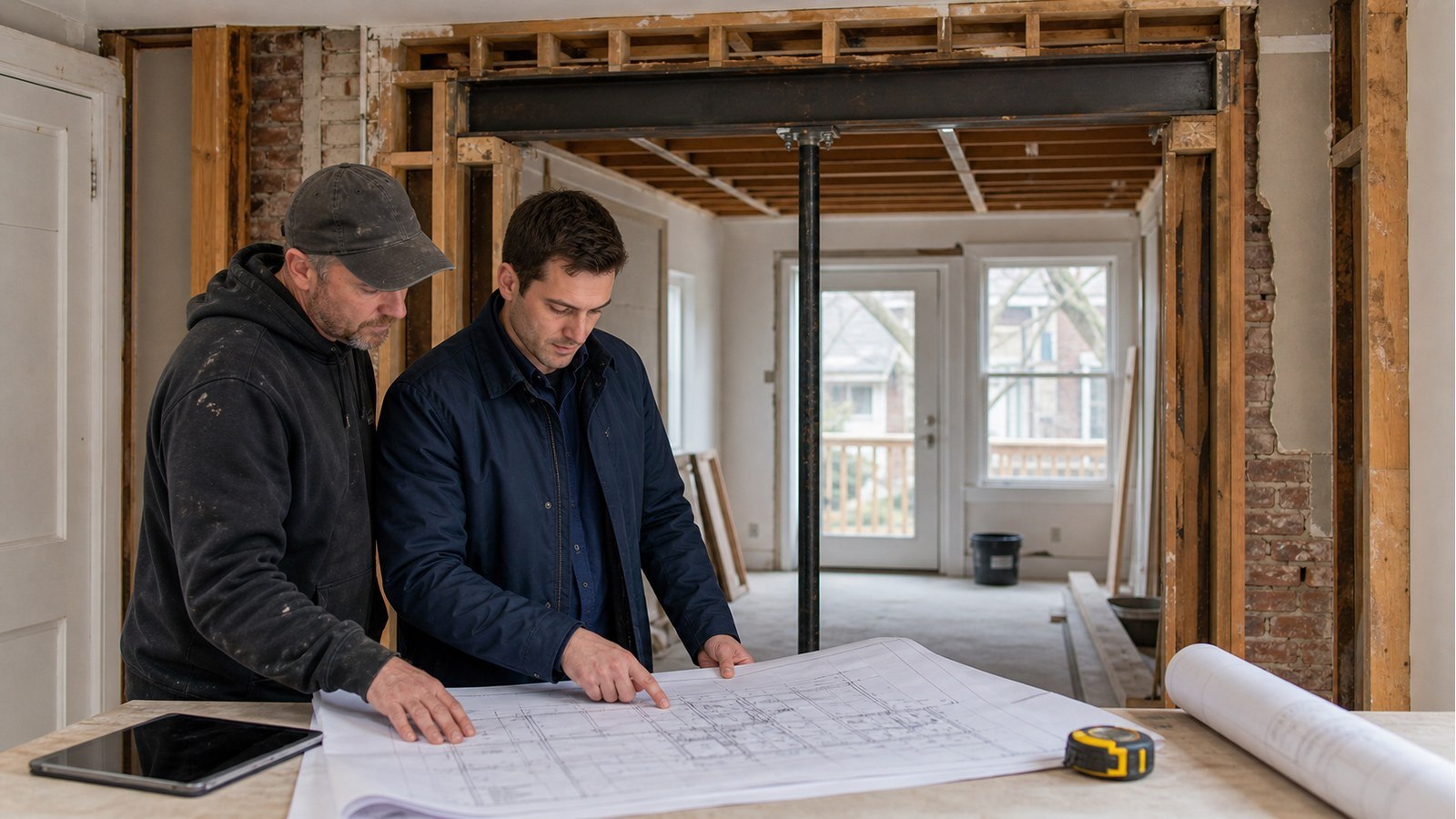 Can A Contractor Remove A Load-Bearing Wall In Mississauga Without Drawings?