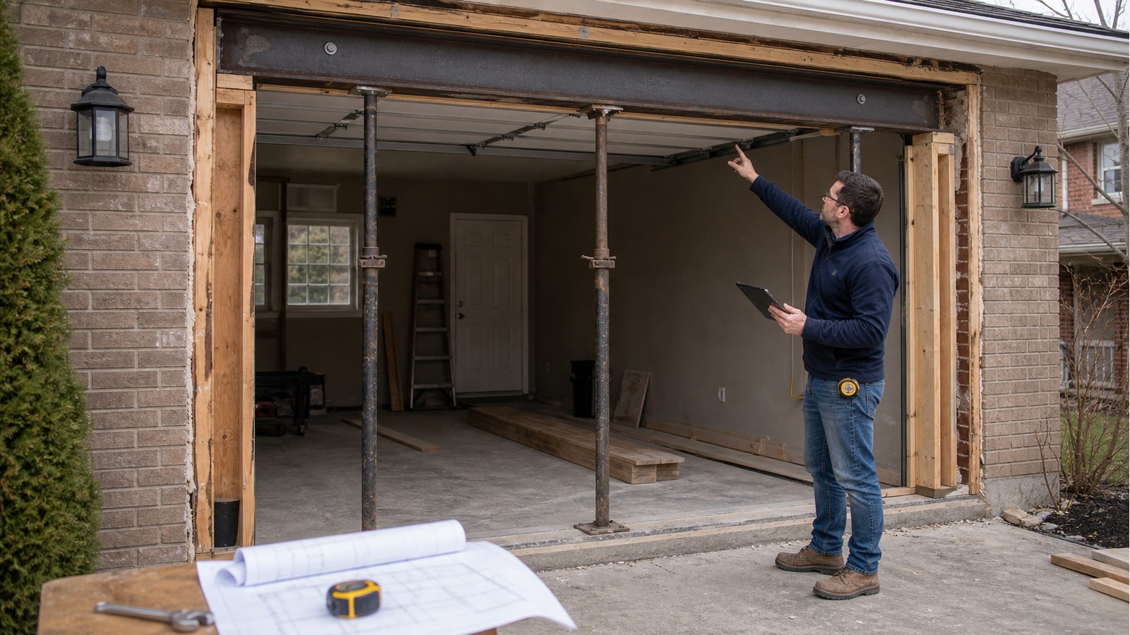 Do I Need Structural Drawings To Widen A Garage Door Opening In Mississauga?