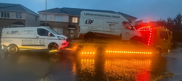 Transport to a garage
