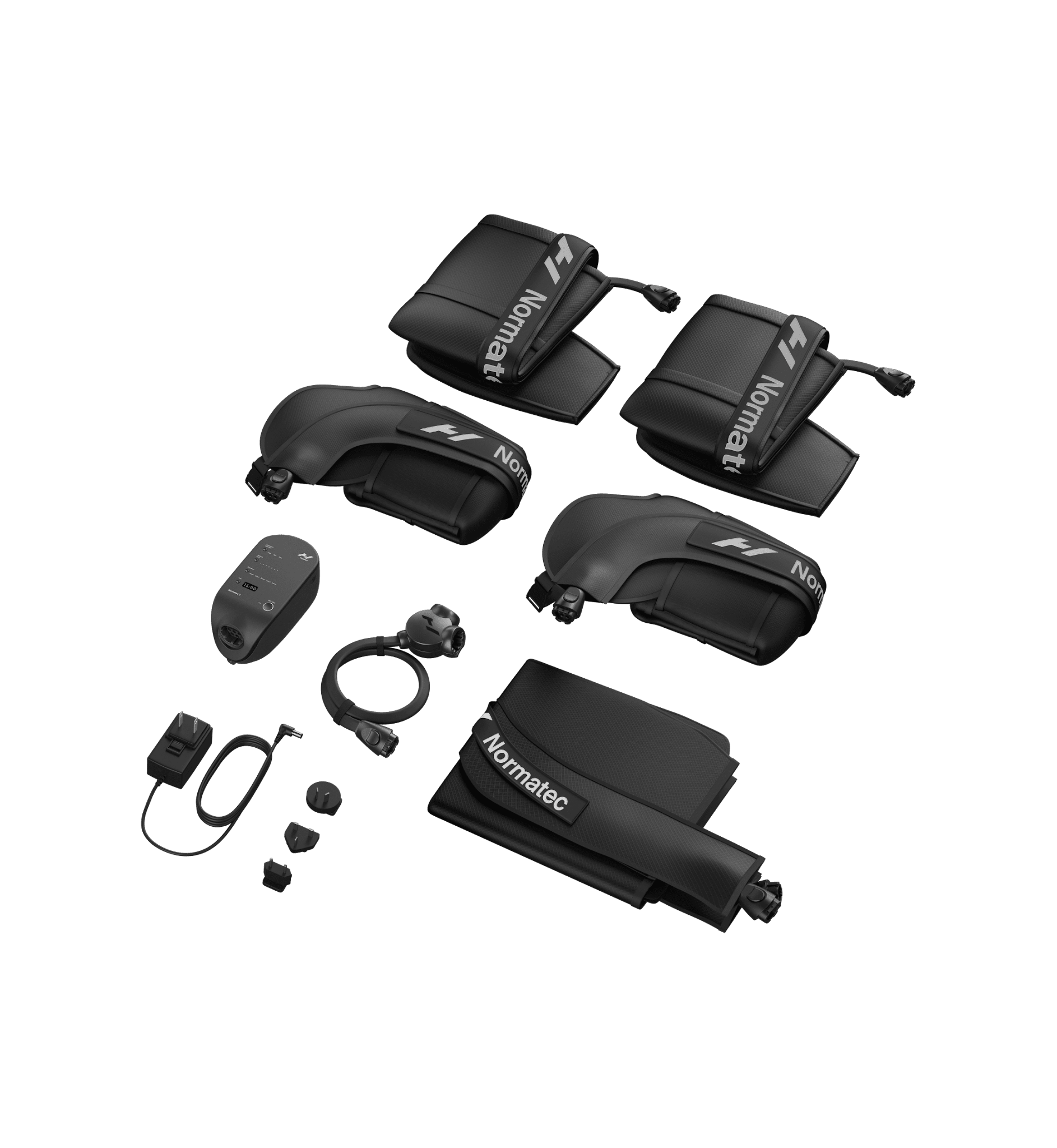 Hyperice Normatec 3 Full Body system with leg, hip and arm attachments