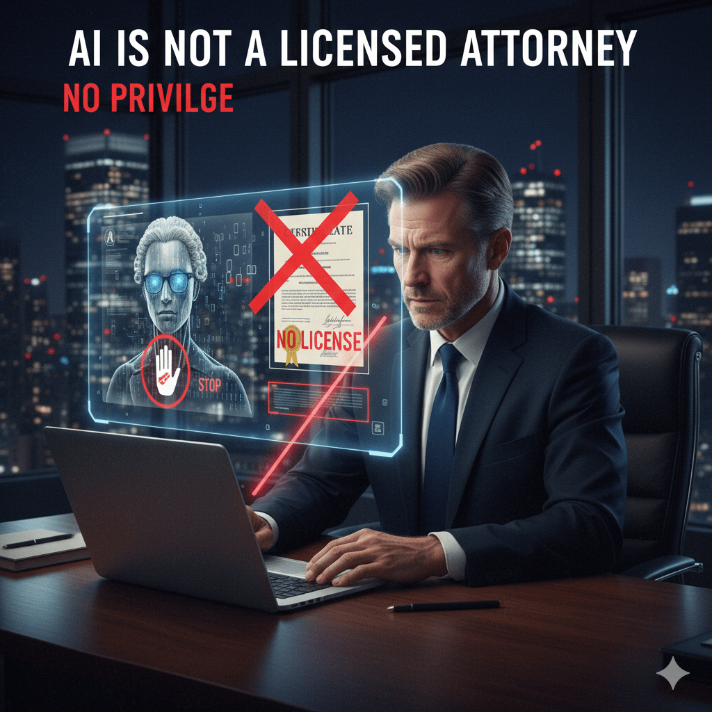 AI Is Not A Licensed Attorney