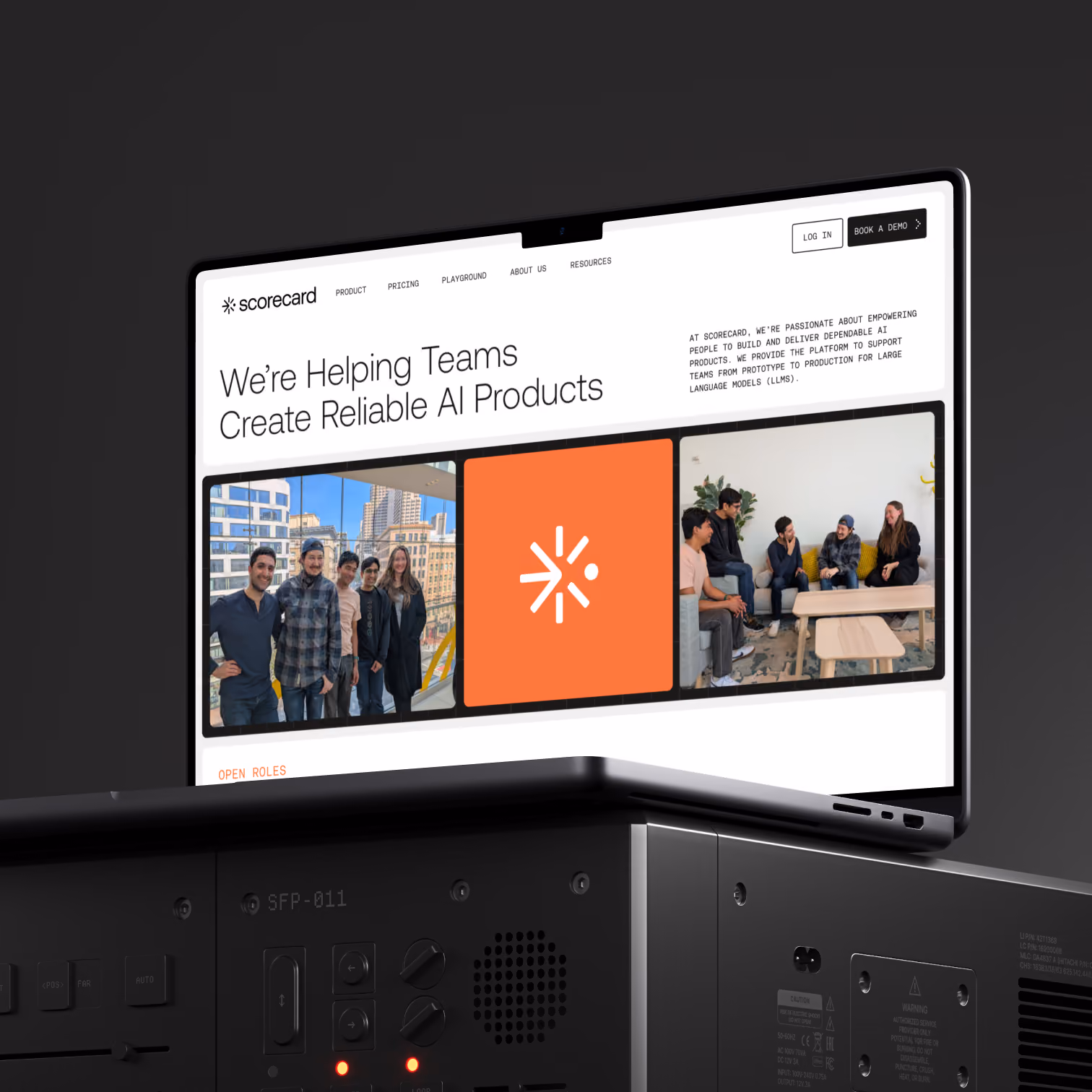 Mockup of a website I worked on for Scorecard