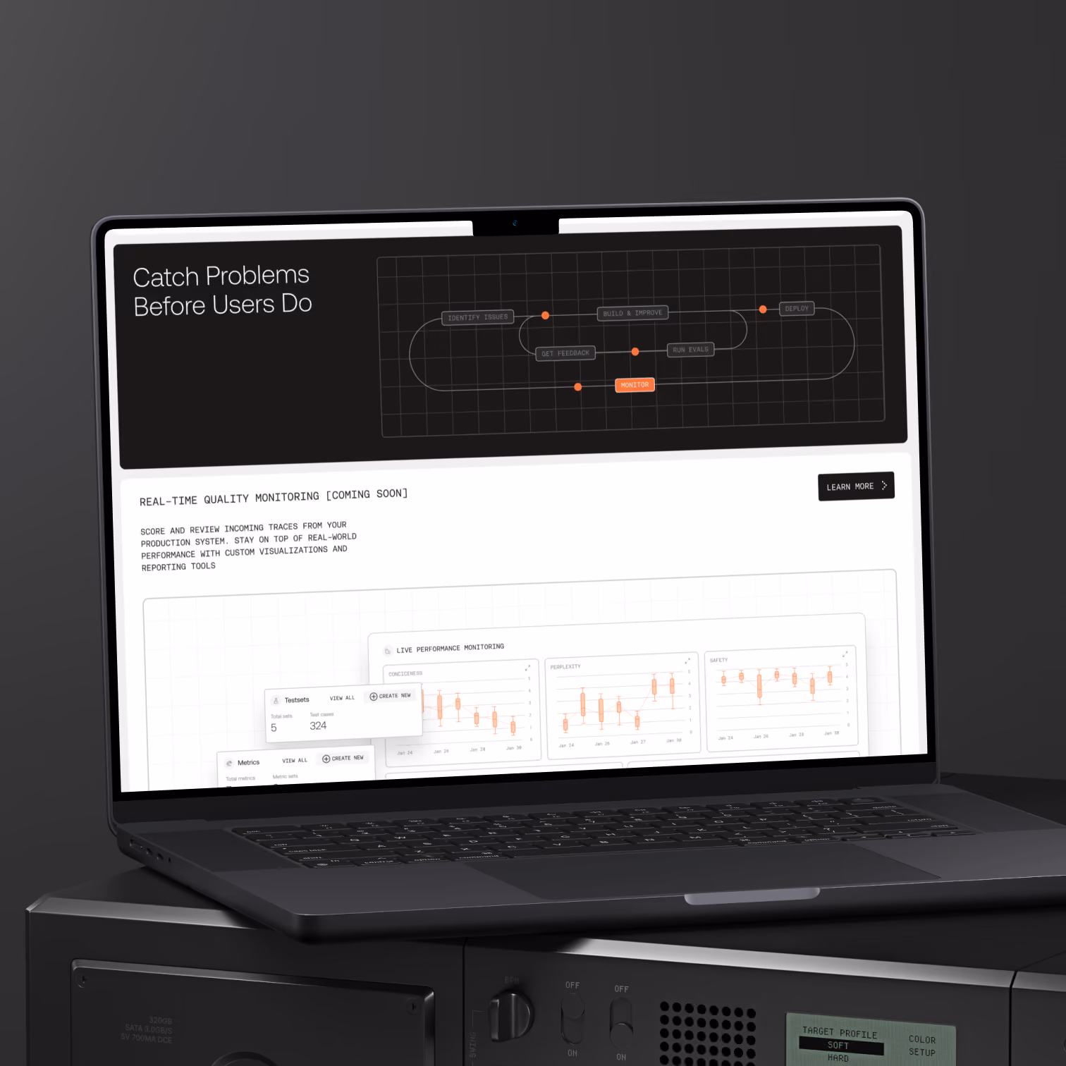 Mockup of a website I worked on for Scorecard