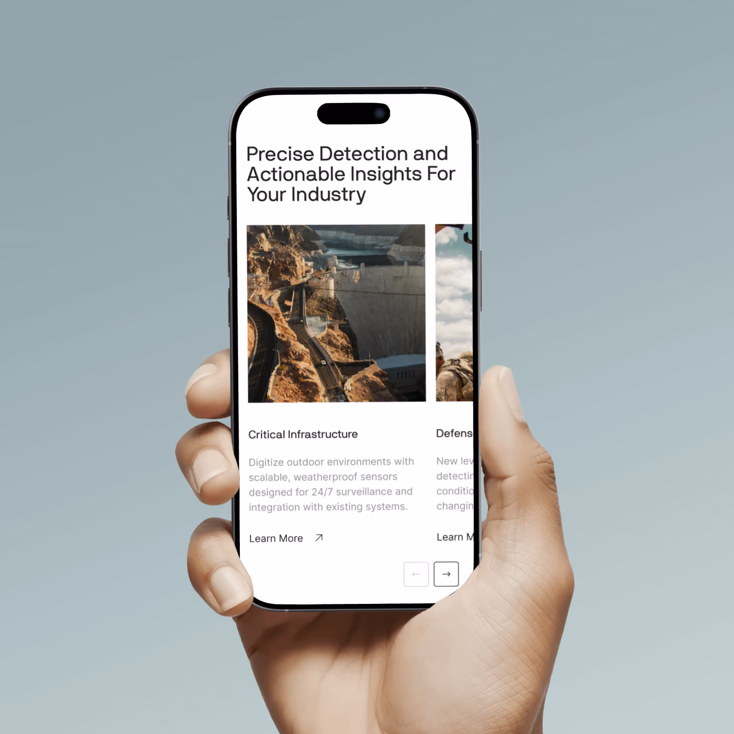 Mockup of a website I worked on for MatrixSpace