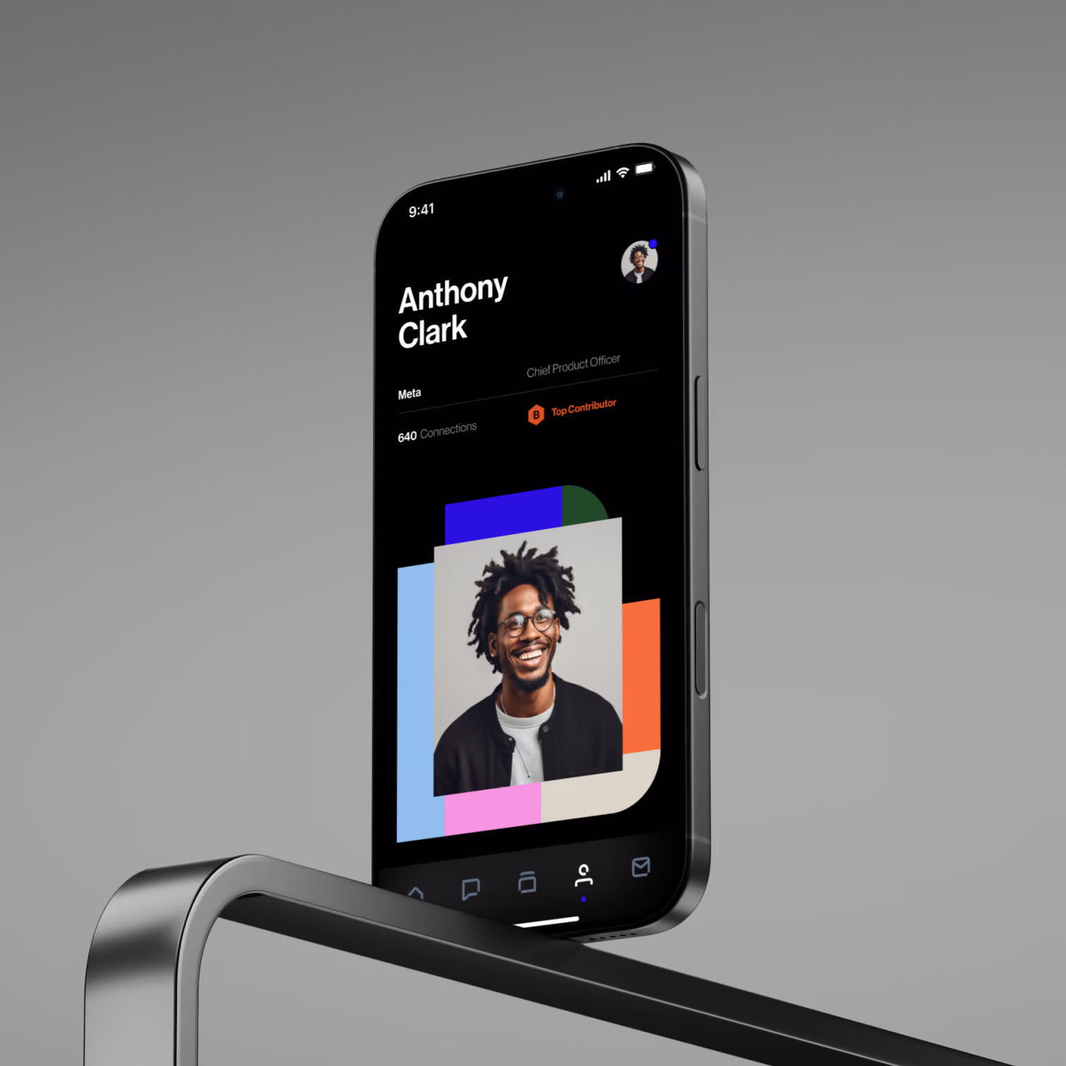 Mockup of a mobile app I worked on for Bloomberg