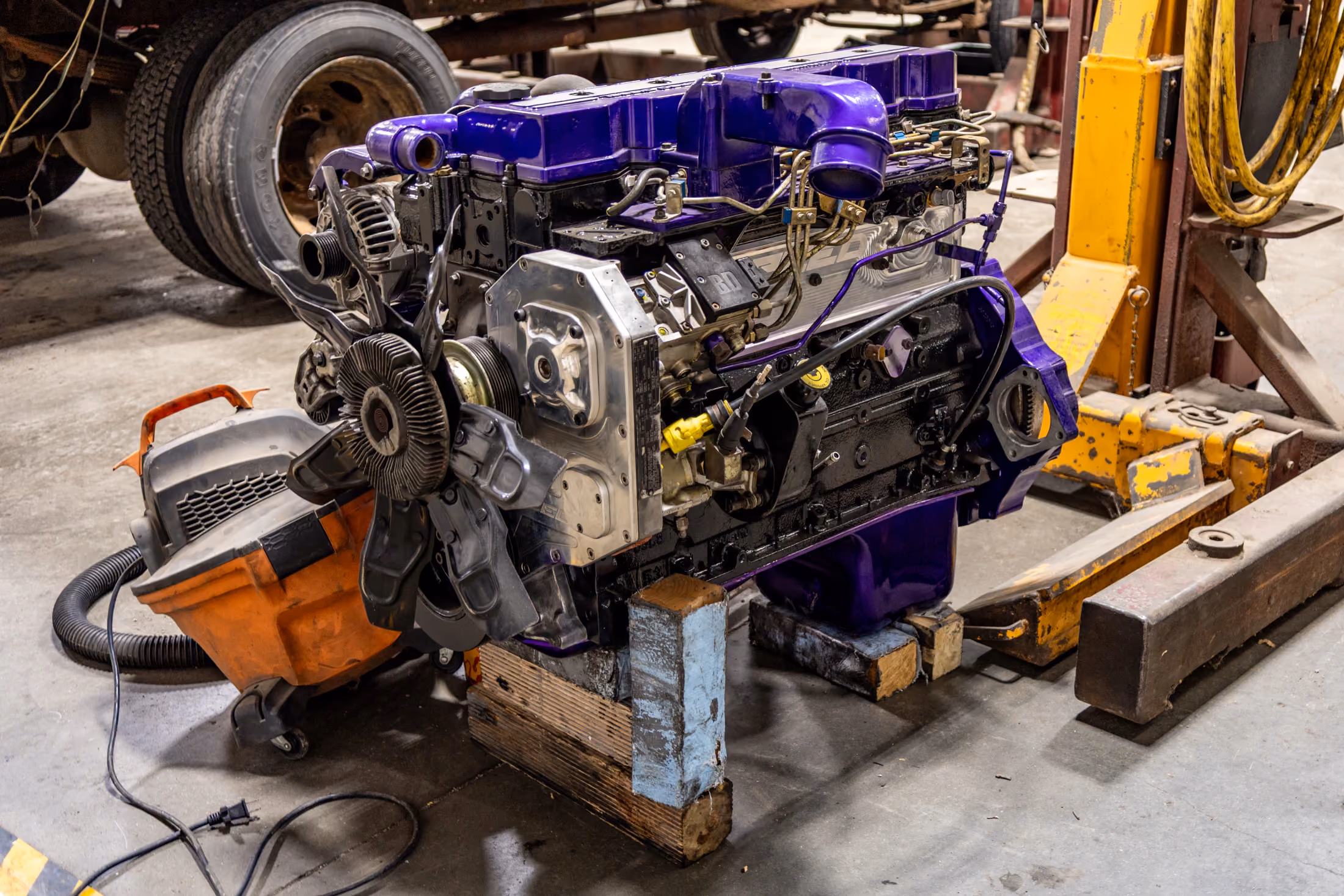 Truck engine