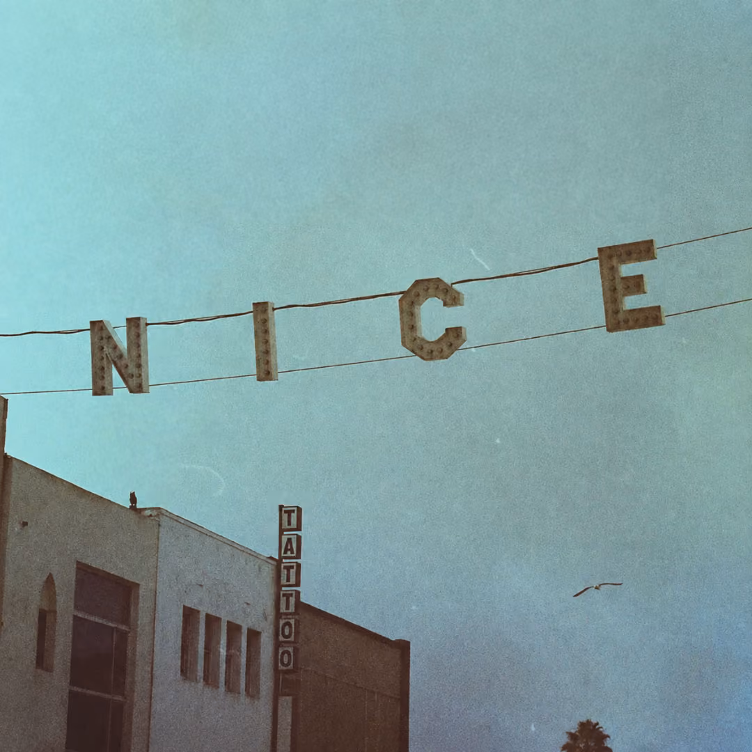Street sign that says NICE
