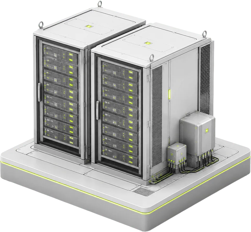 Isometric battery storage containers