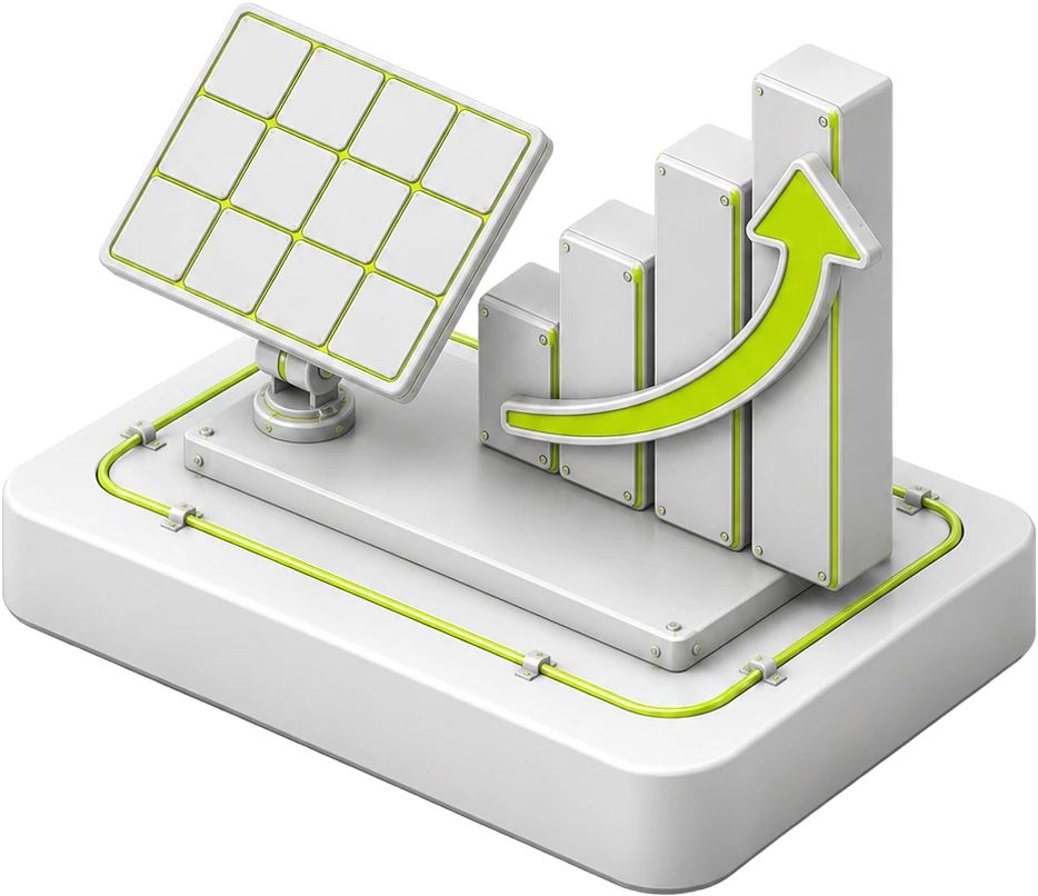 Ramp-up with solar generation