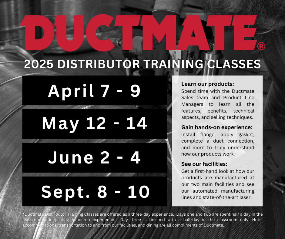 2025 Distributor Training Dates