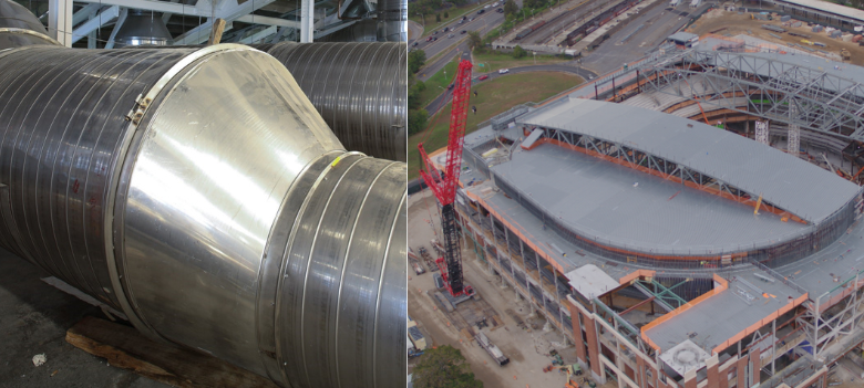 Spiralmate & Ventmate Round Duct Connector Systems Create a Winning Solution for UBS Arena