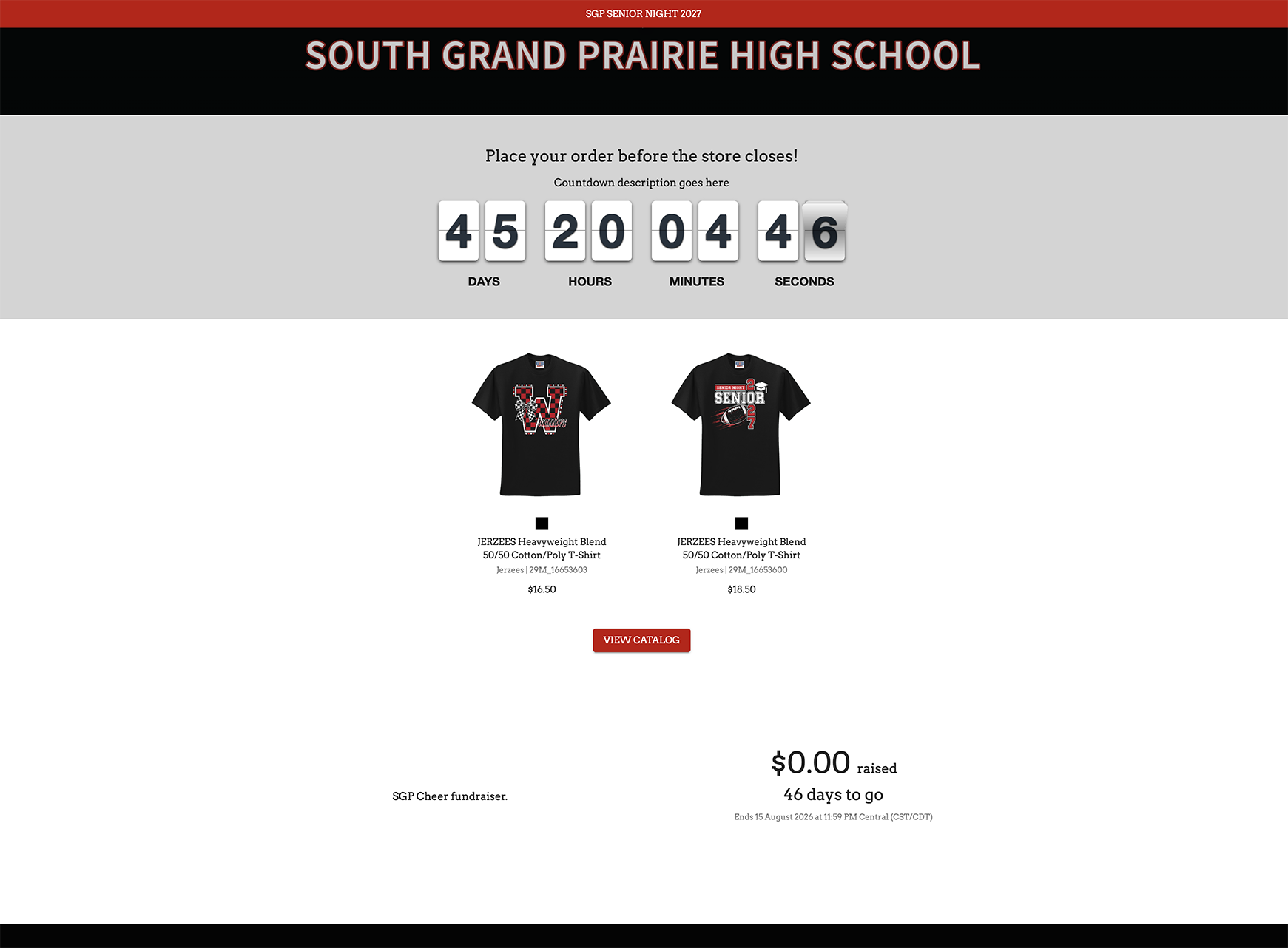 Students celebrating their school spirit wear store