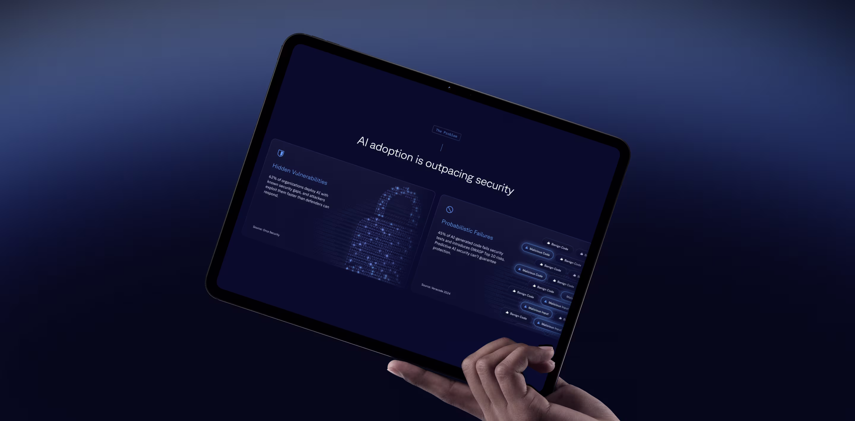 Website mocked up on a device