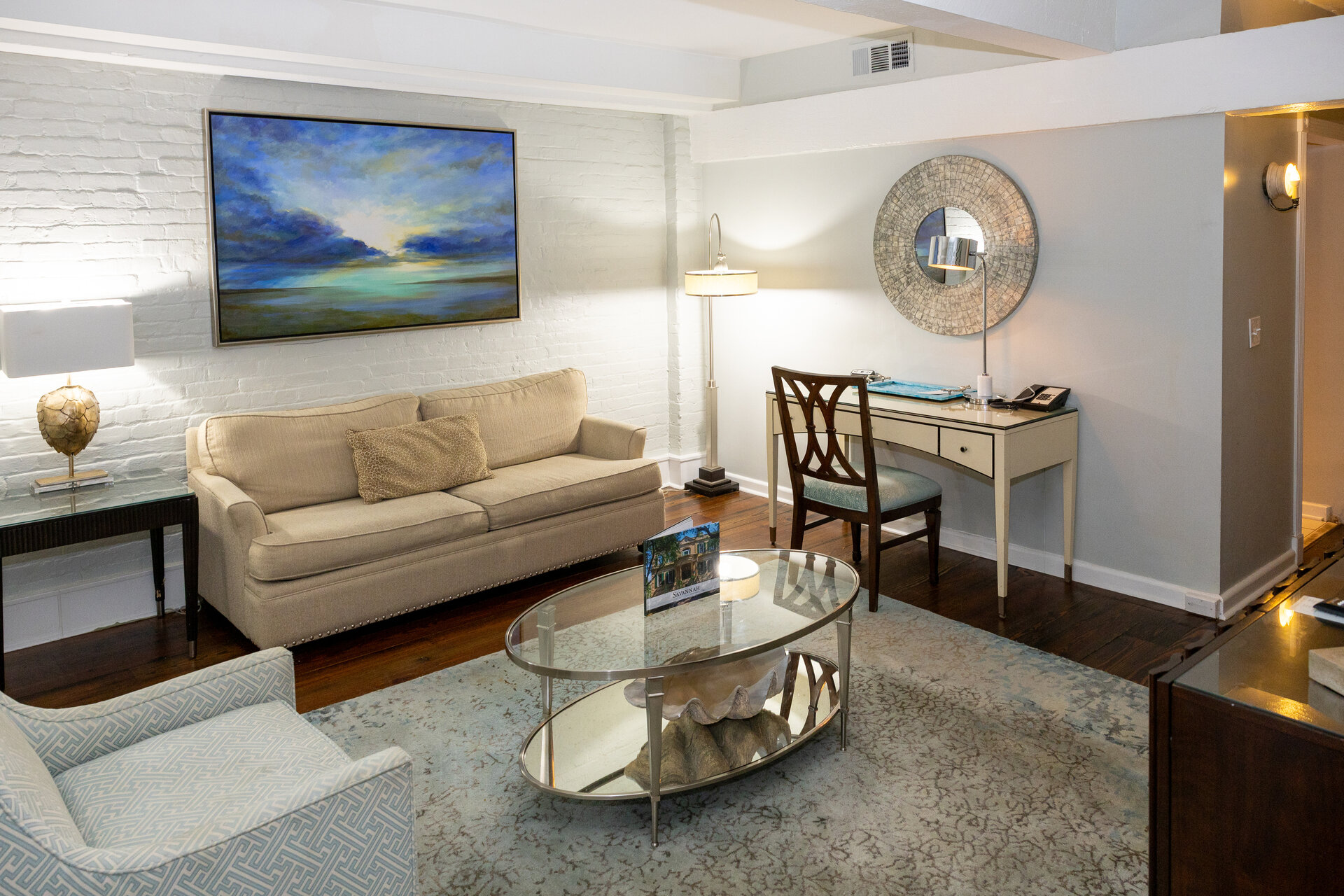 Premiere Balcony Suite living area