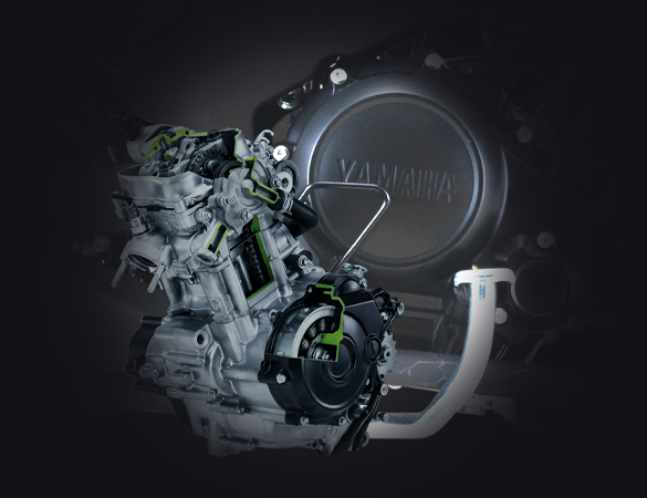 Y15ZR aerodynamic front visor feature