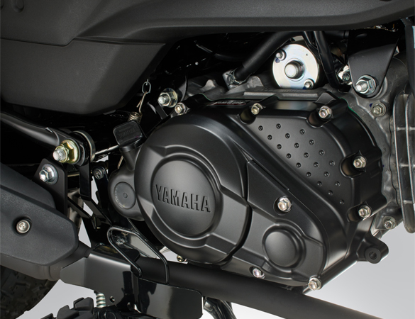 Y15ZR aerodynamic front visor feature