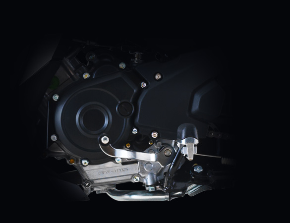 Y15ZR aerodynamic front visor feature