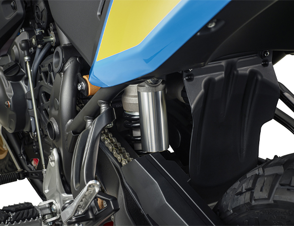 Y15ZR aerodynamic front visor feature