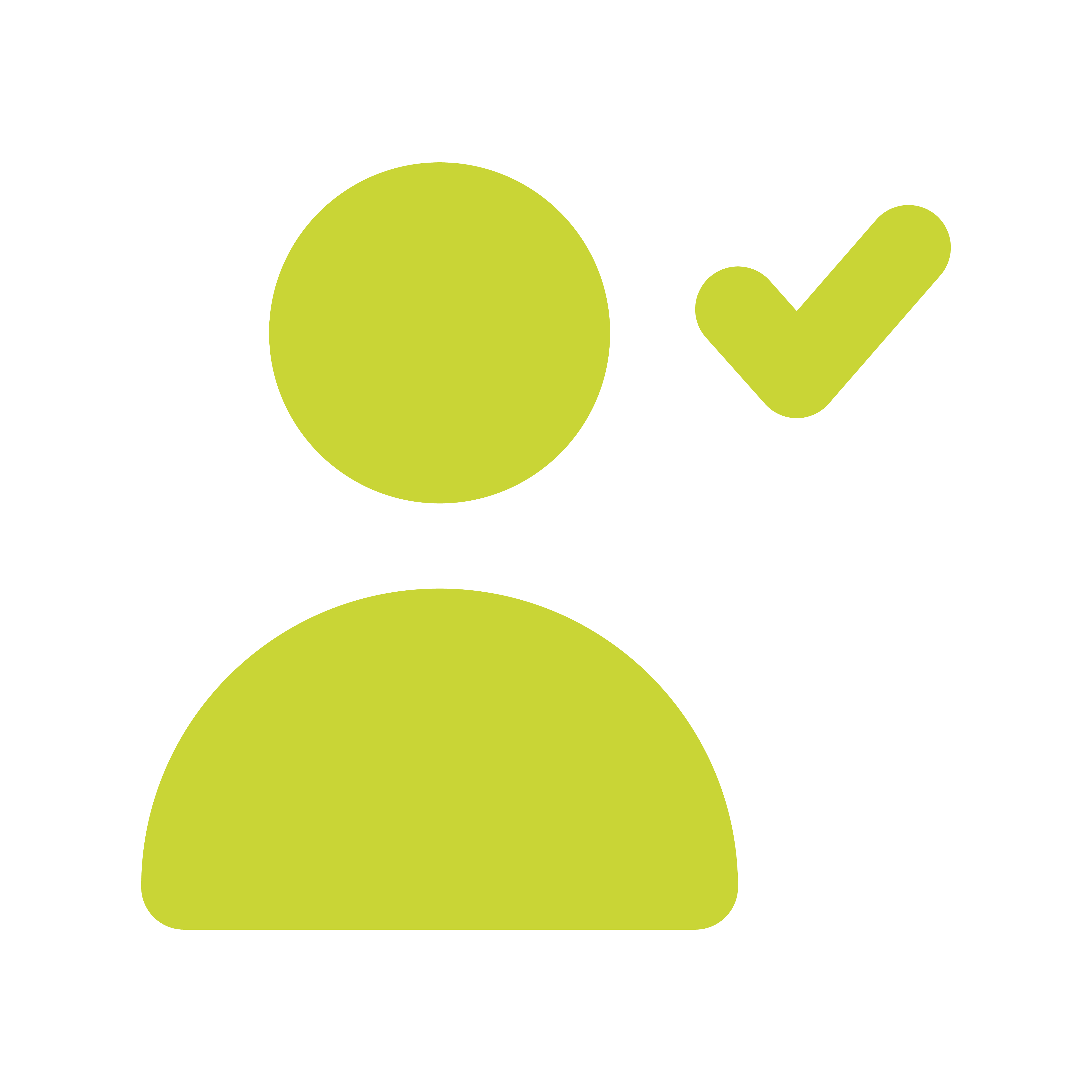 Eine Grafik einer Person mit einem Häckchen
