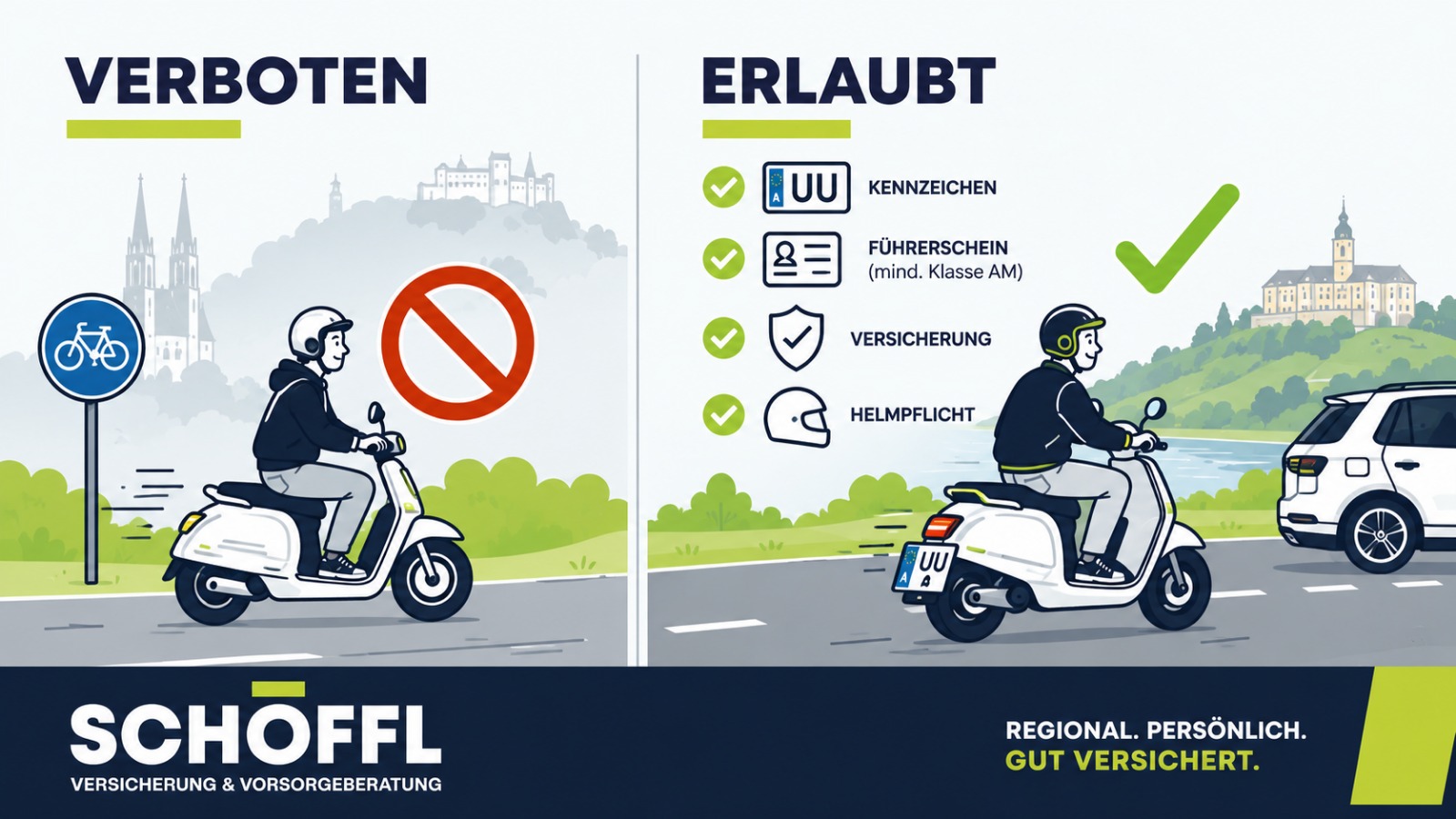 Eine Grafik zum Thema E-Moped