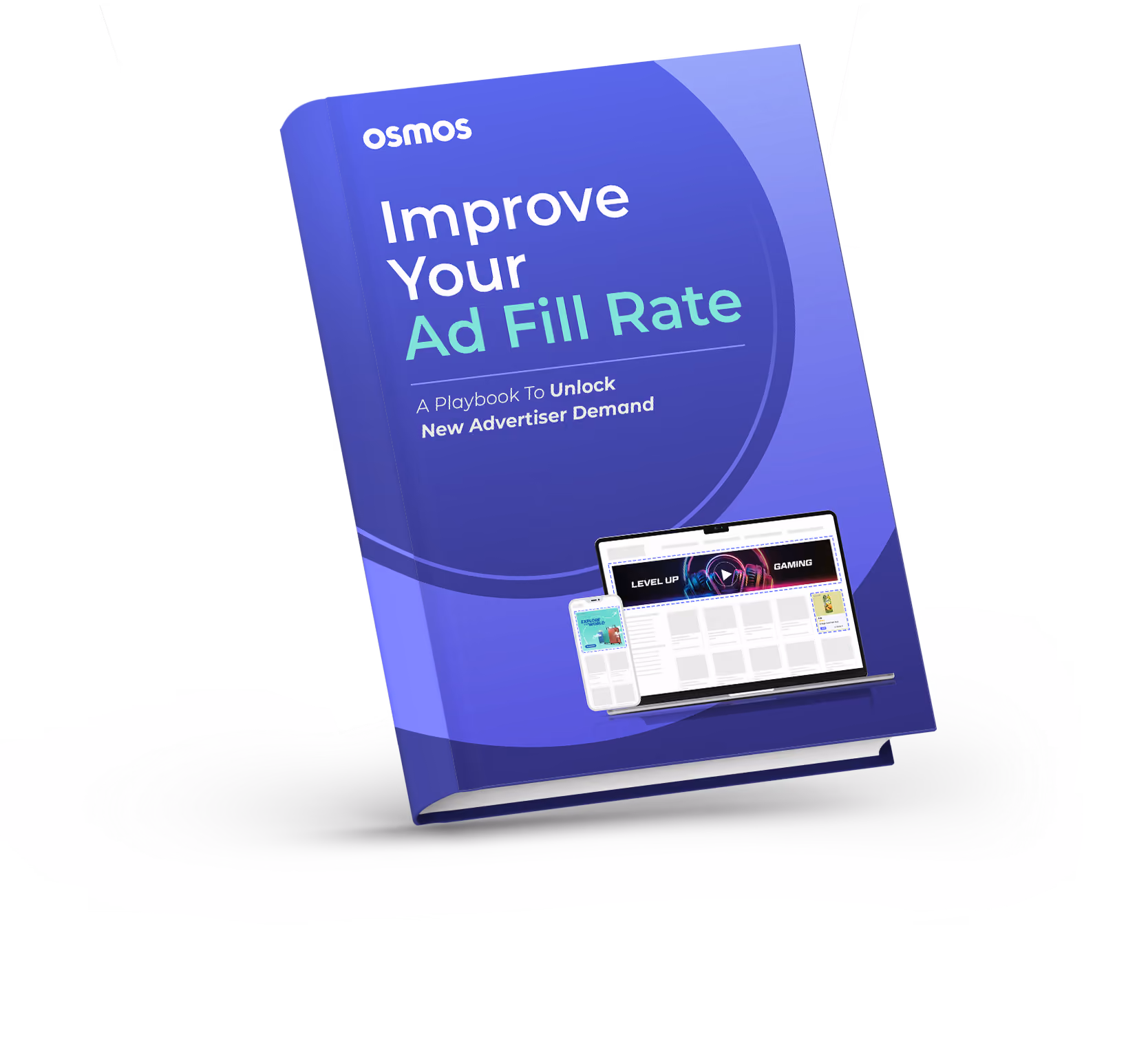 "Improve Your Ad Fill Rate" ebook cover in purple