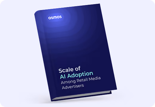 "Scale of AI Adoption" ebook cover in dark blue