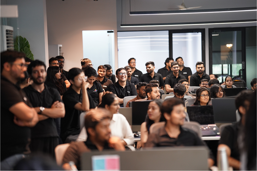 All-hands in the Osmos office