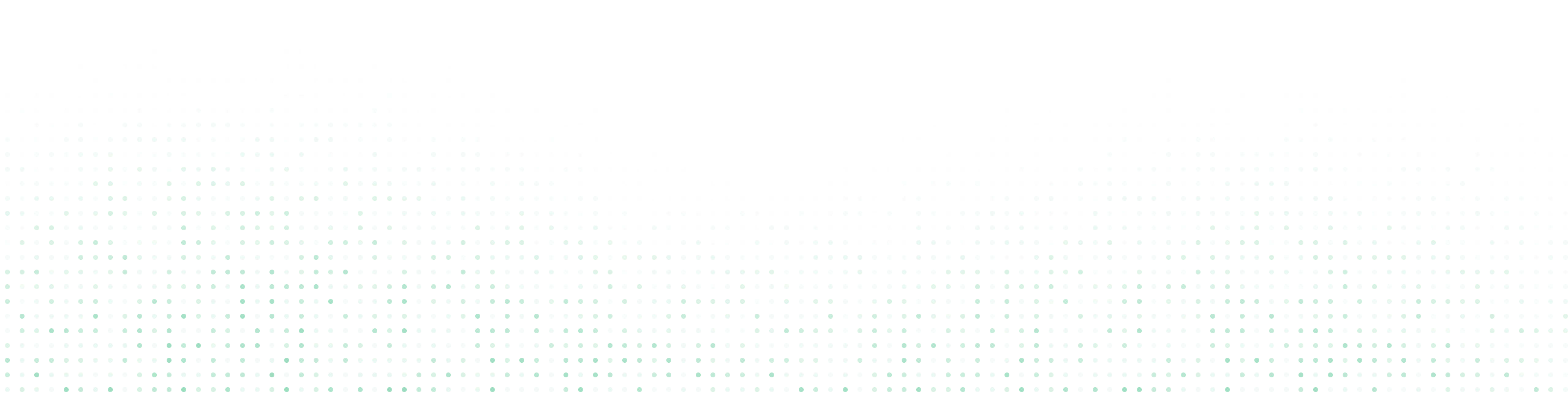 Digital wave of purple and white dots forming an abstract flowing pattern on black background.