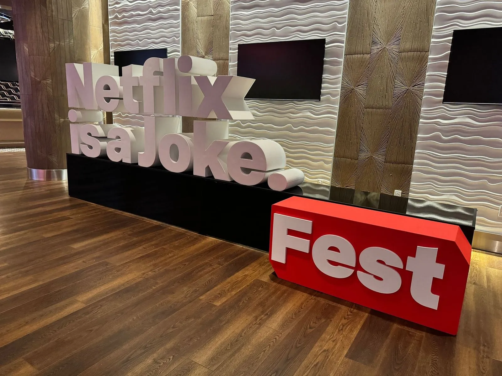 Netflix Is A Joke festival project