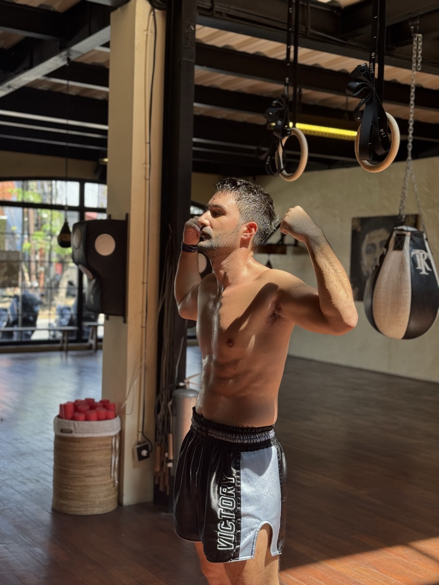 Student 1 after training with Alessandro