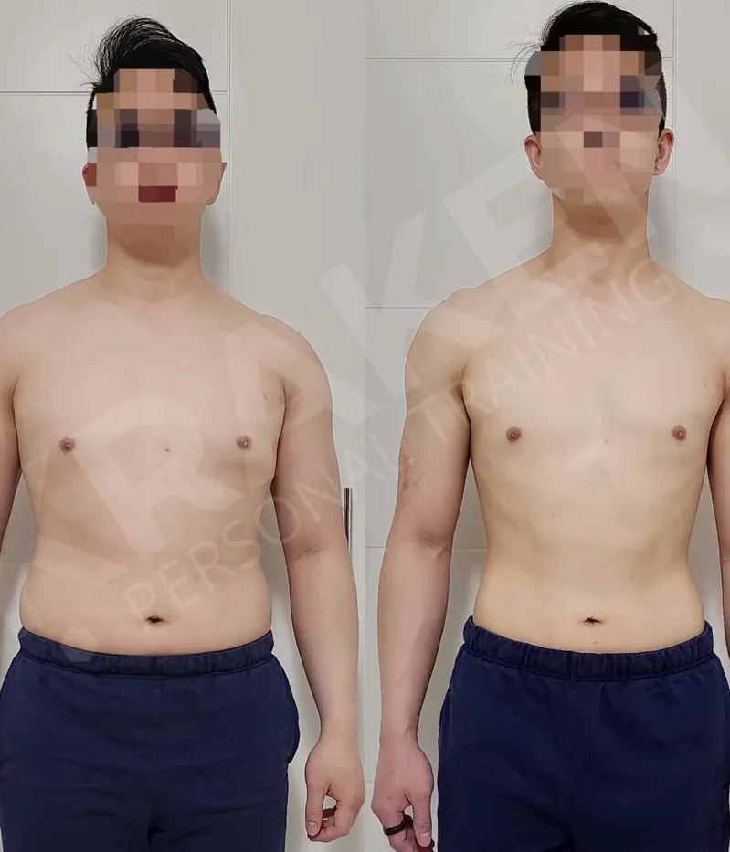 Kraken member before and after photos