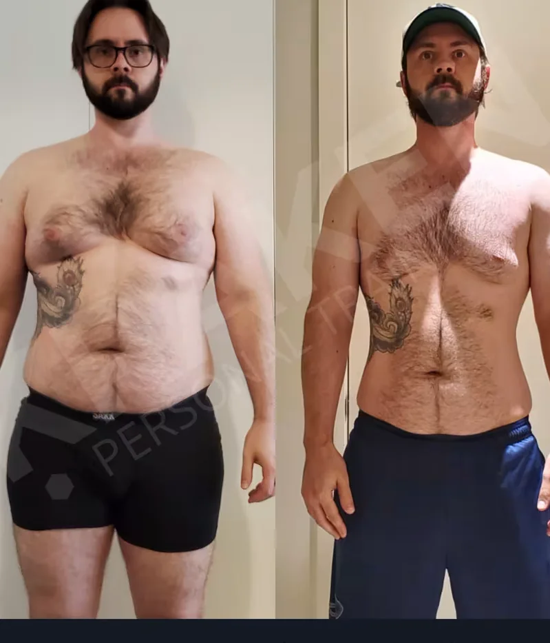 Kraken member before and after photos