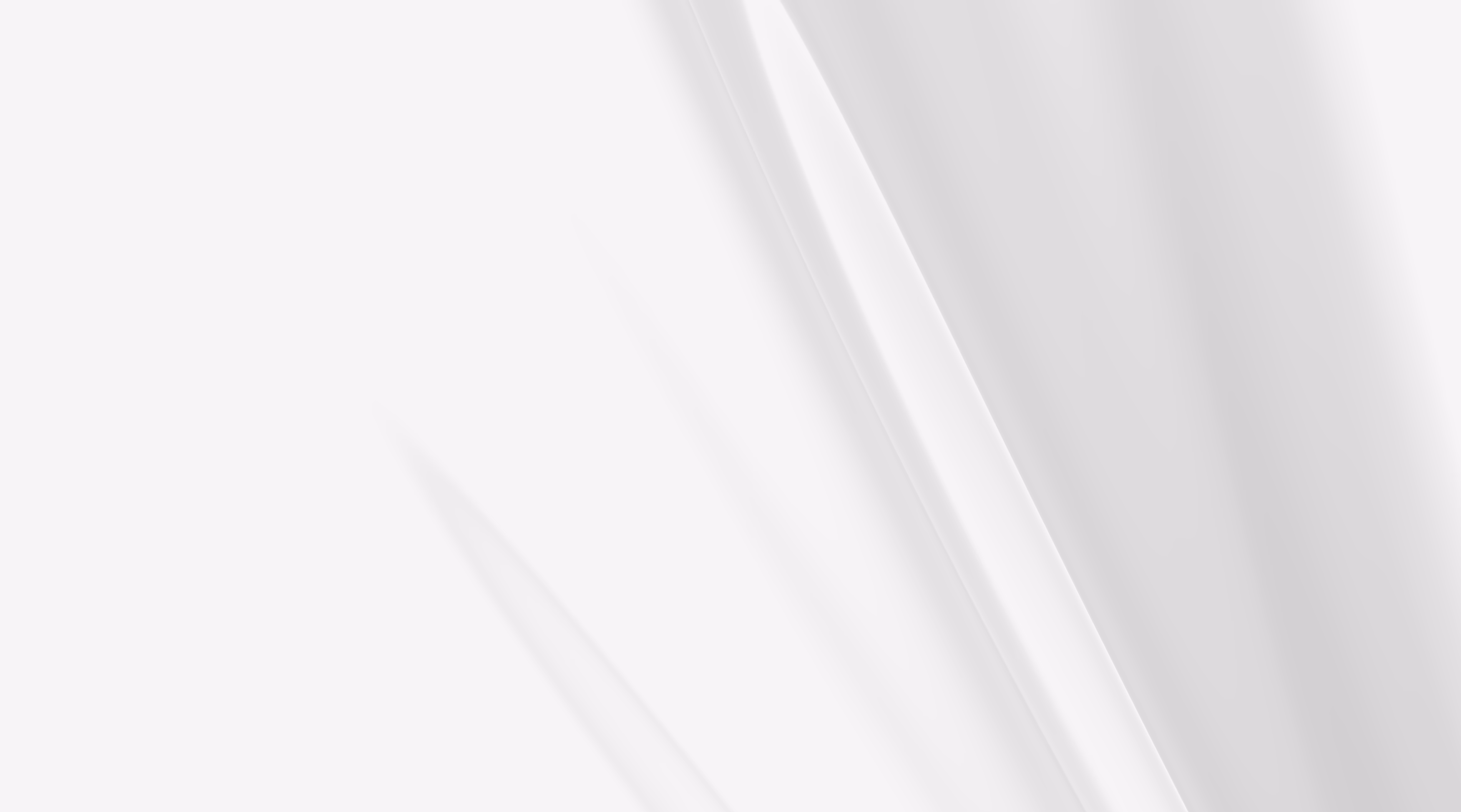 Abstract soft white and gray flowing gradient background with smooth, silky texture.