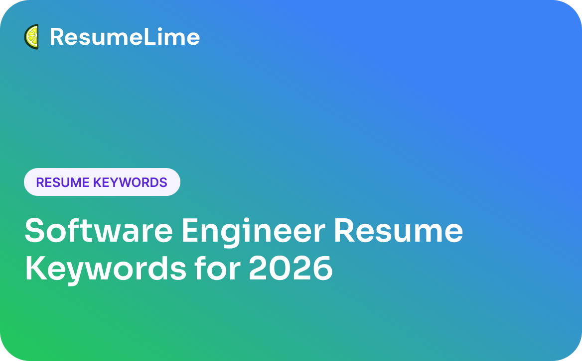 Software Engineering Resume Keywords: A Practical Guide
