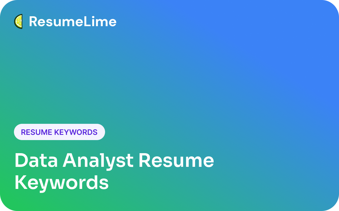 Data Analyst Resume Keywords: What to Include