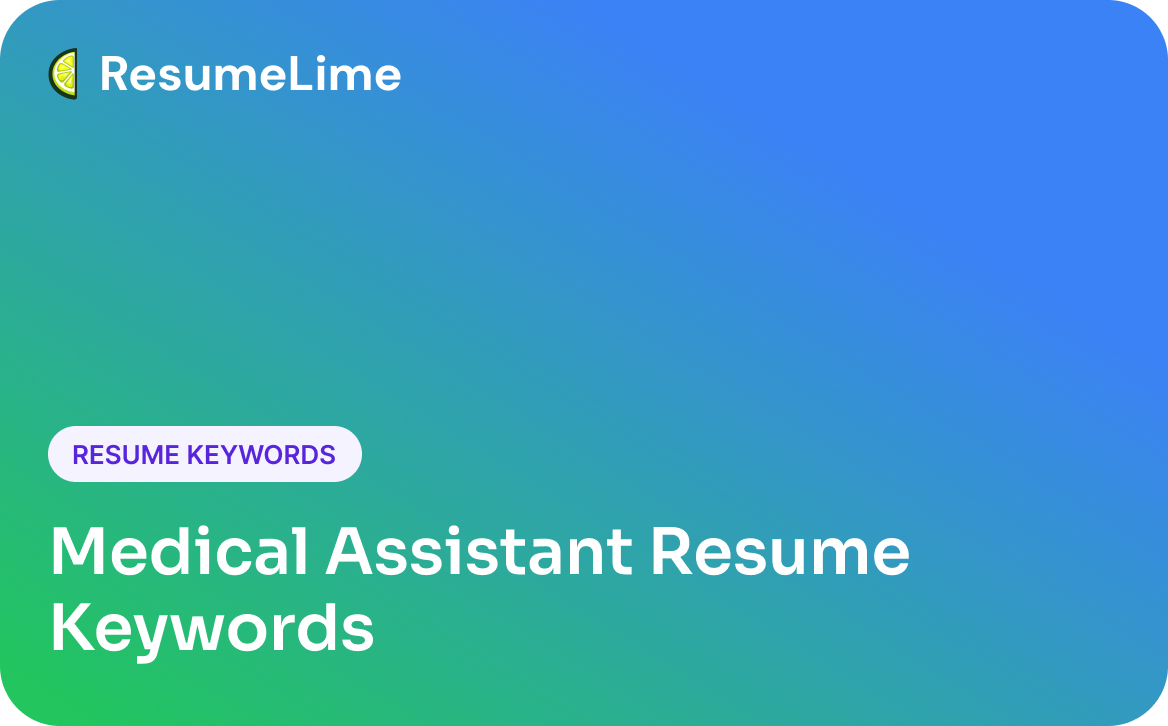 Medical Assistant Resume Keywords