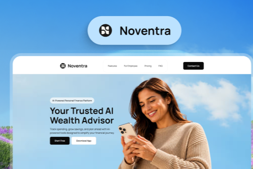 Noventra – Modern SaaS & Technology Webflow Template thumbnail
