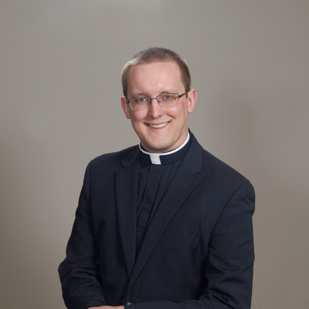 A headshot of Pastor Joshua Woelmer, pastor at Trinity Lutheran Church in Paola, Kansas.