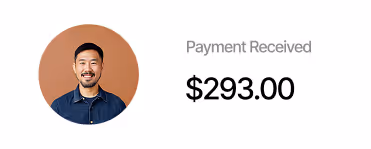 Payment popup