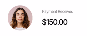 Payment popup