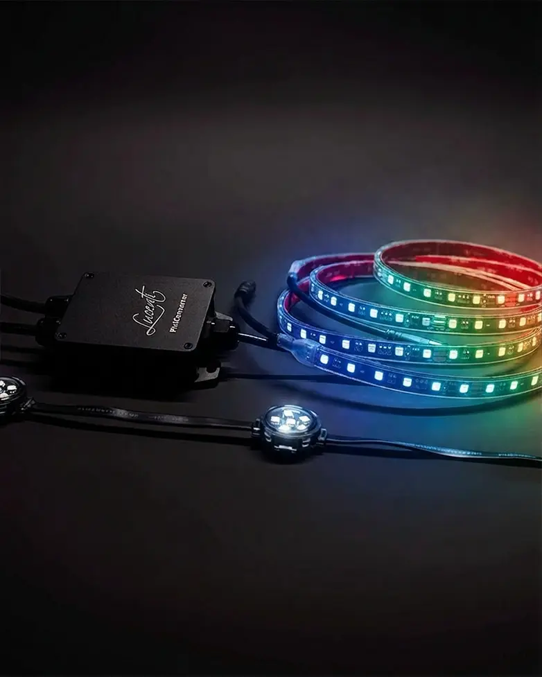 Lucenti Flex products including pixel dots and strips