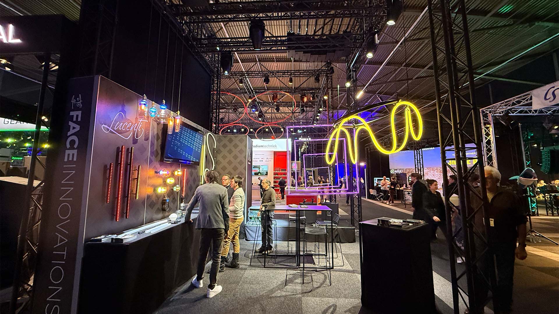 Lucenti lighting installation at Cue 2026 in Rotterdam