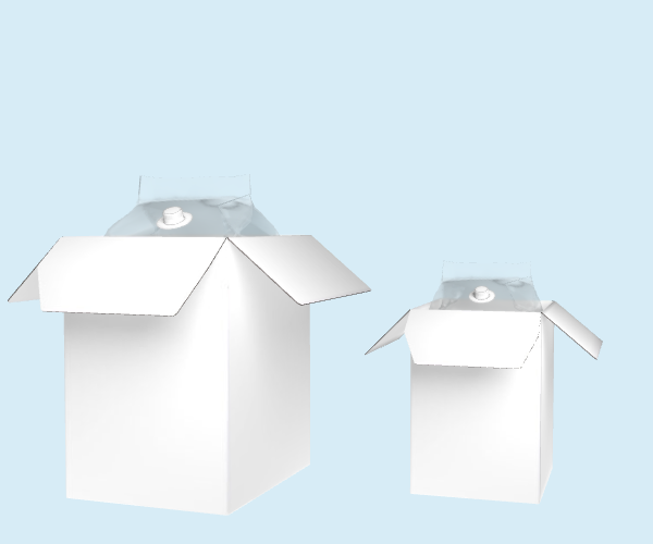 Bag-in-Box packages with aseptic bag