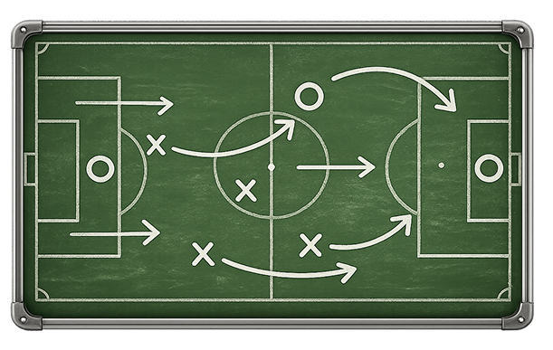 A black and white soccer ball approaching a white soccer goal with a net.