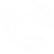 Wit telefoonsymbool met gehoor en geluidsgolven.