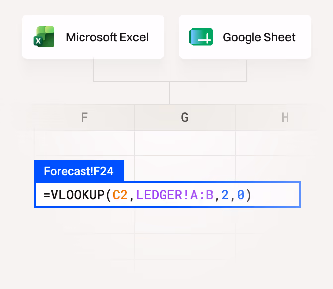 Illustration Spreadsheets import & export