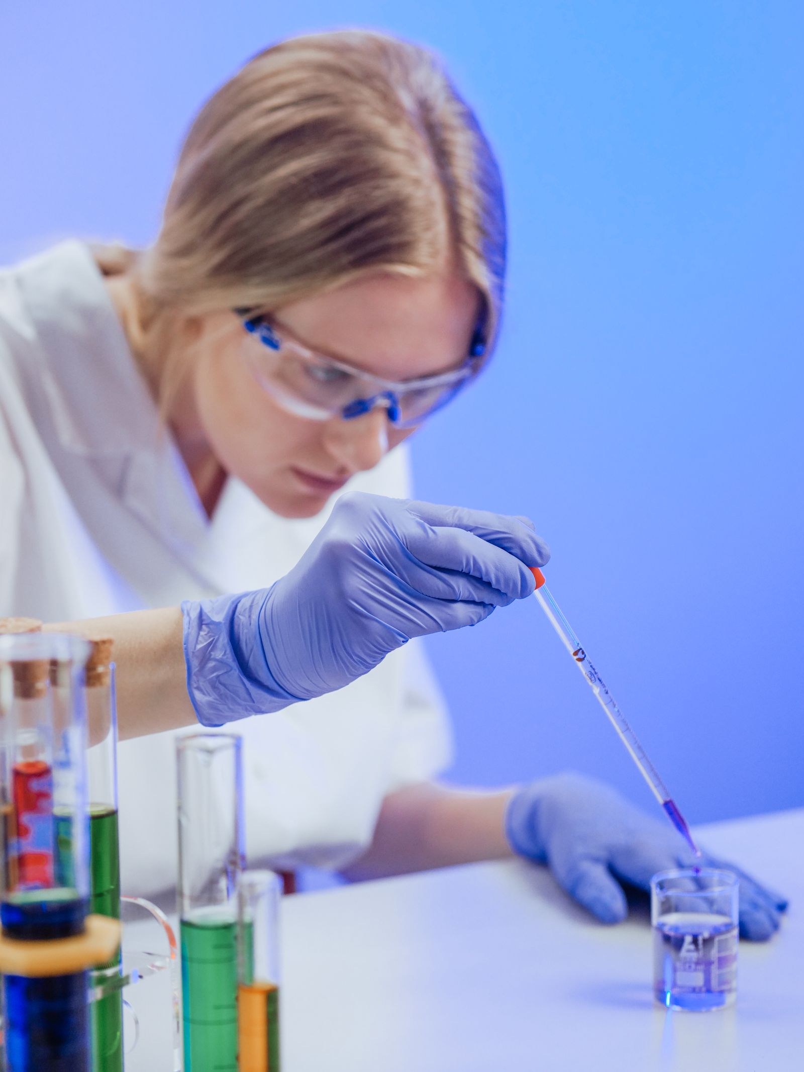 Pharmaceutical lab experiment