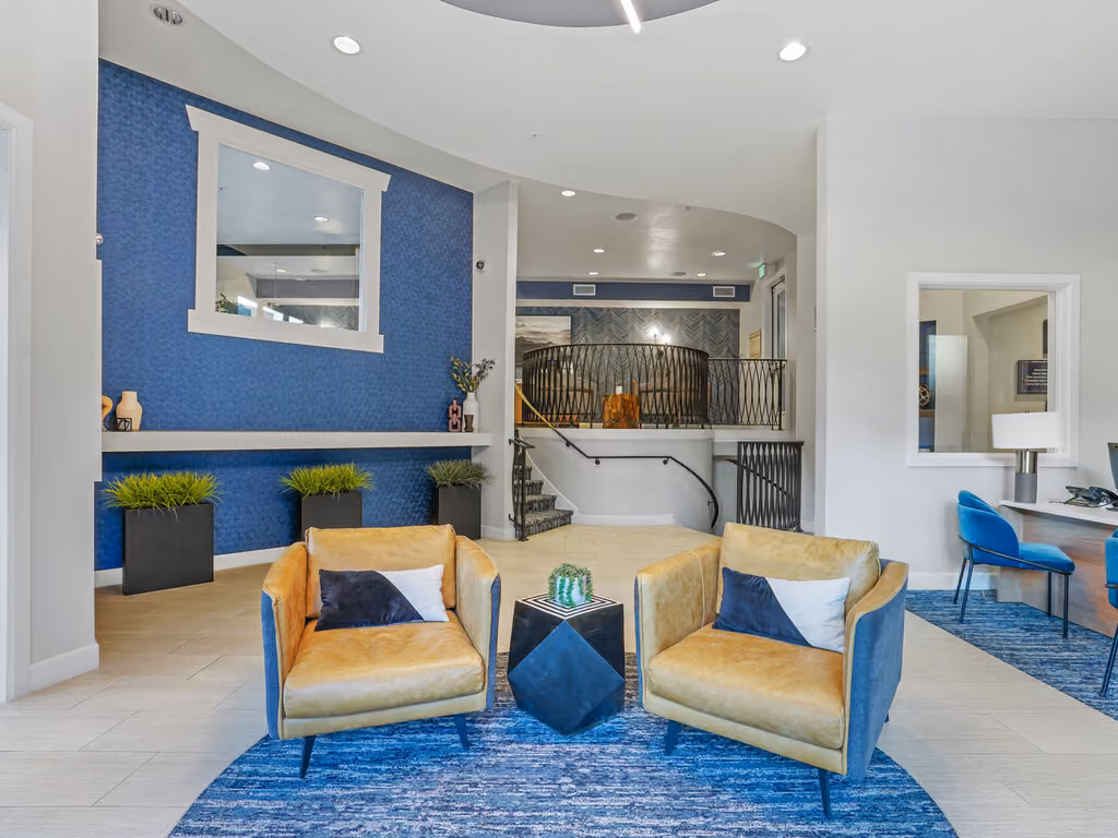 Lobby seating area