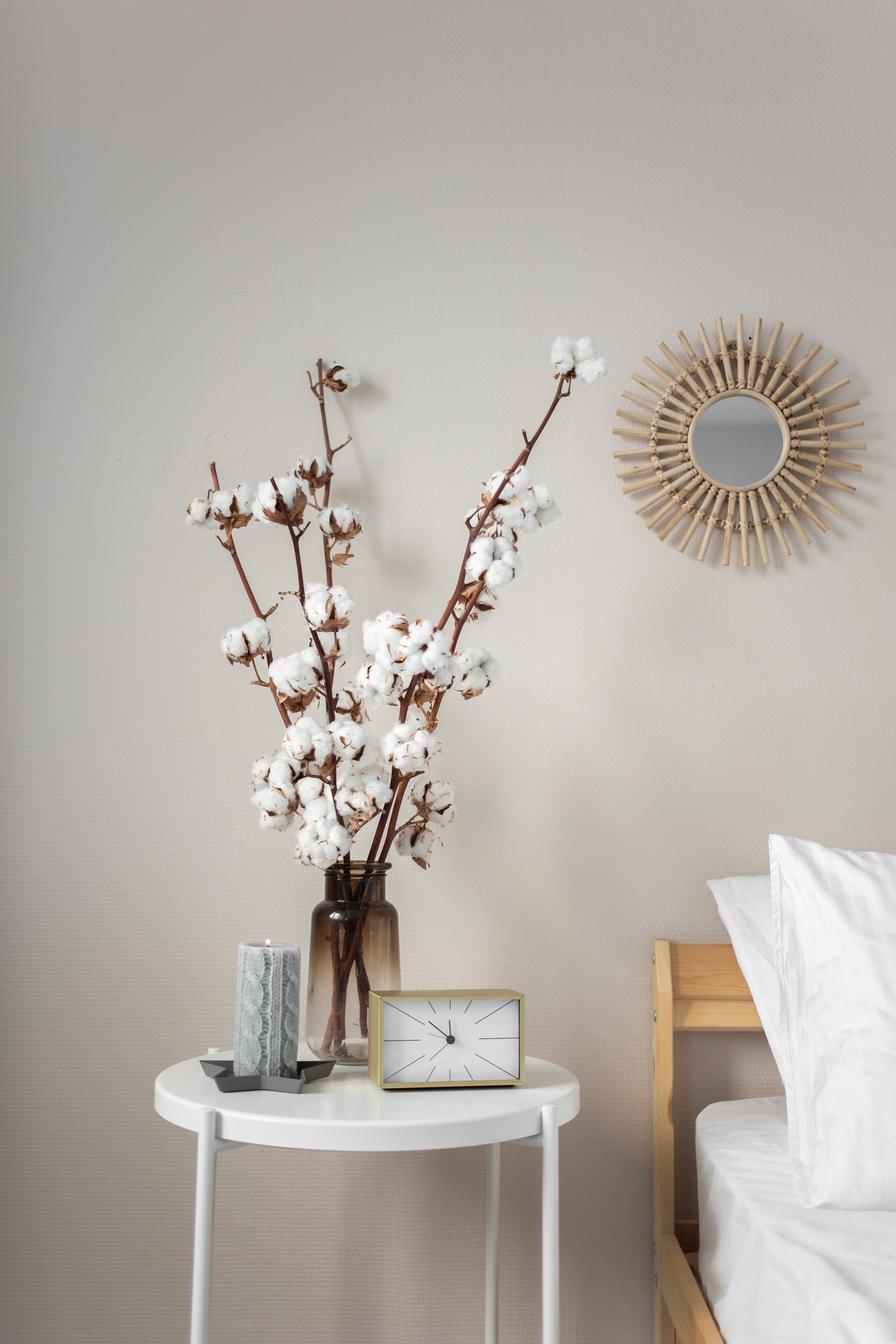 Nightstand stock image