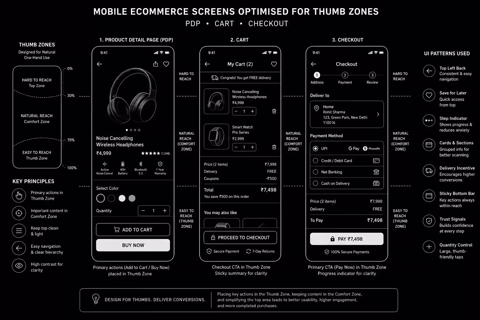 Mobile UX for Ecommerce: Convert the 70% Browsing on Phones